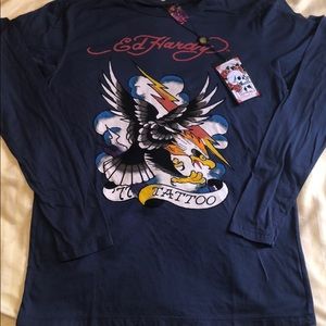COPY - AUTHENTIC MENS ED HARDY LONG SLEEVE EAGLE …